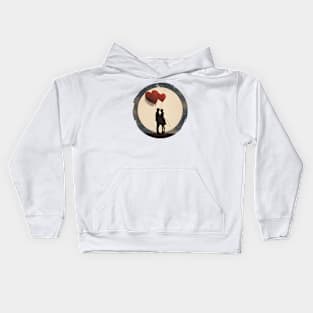 Discover True Romance: Art, Creativity and Connections for Valentine's Day and Lovers' Day Kids Hoodie